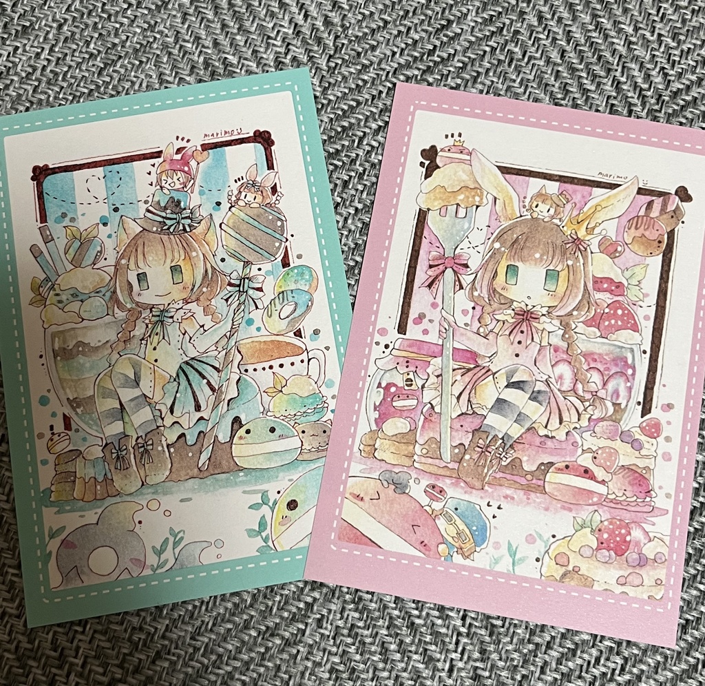 ポップンミミニャミちゃんポストカードセット