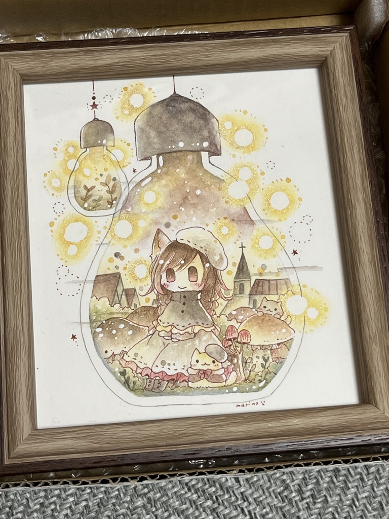 額装原画『セピアテラリウム』