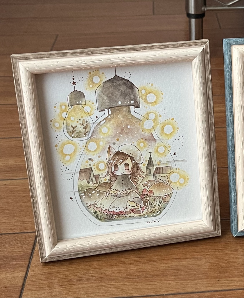 額装原画『セピアテラリウム』