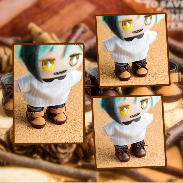 ぬい靴(10㎝~12㎝)ハイカットマロンシリーズ