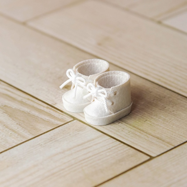 ぬい靴(10cm / 16cm)ベーシック紐シューズ4色