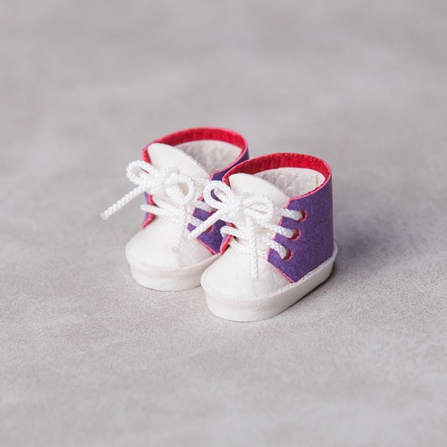 ぬい靴(10cm / 16cm)ベロ付きツートーンスニーカー5種