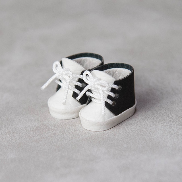 ぬい靴(10cm / 16cm)ベロ付きツートーンスニーカー5種