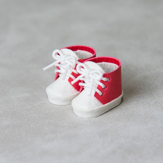 ぬい靴(10cm / 16cm)ベロ付きツートーンスニーカー5種