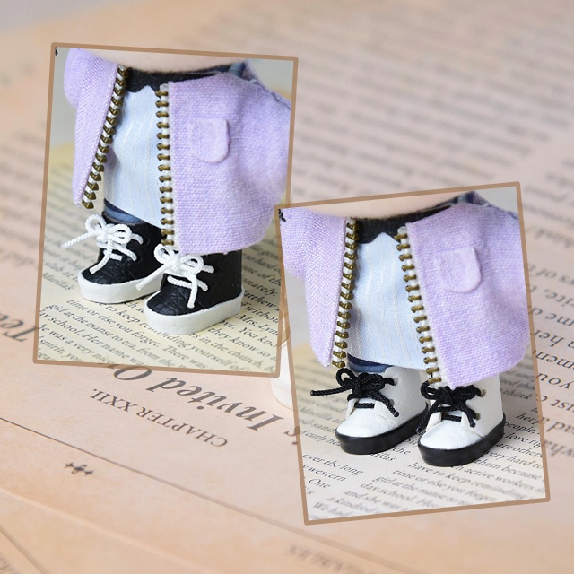 ぬい靴(10cm / 16cm)モノクロスニーカー