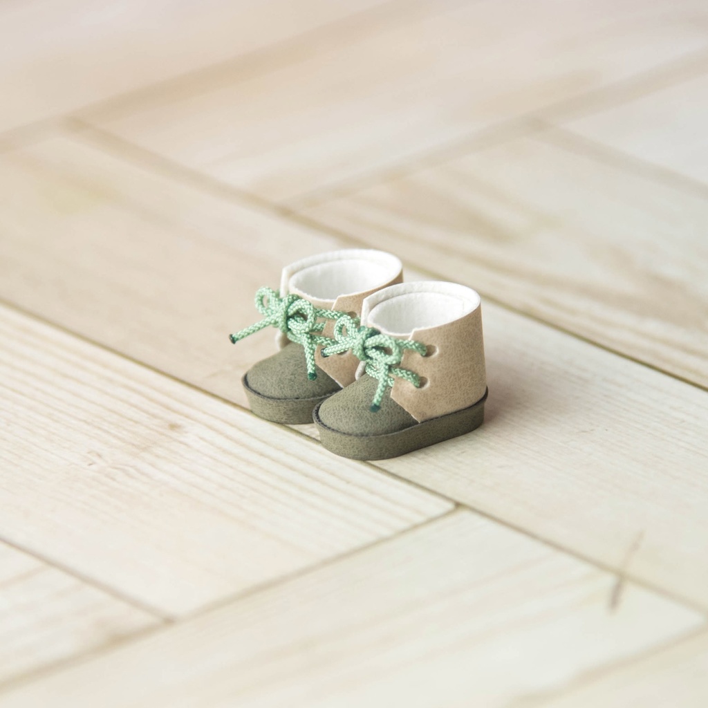 ぬい靴(10cm / 16cm)サンドベージュシューズ