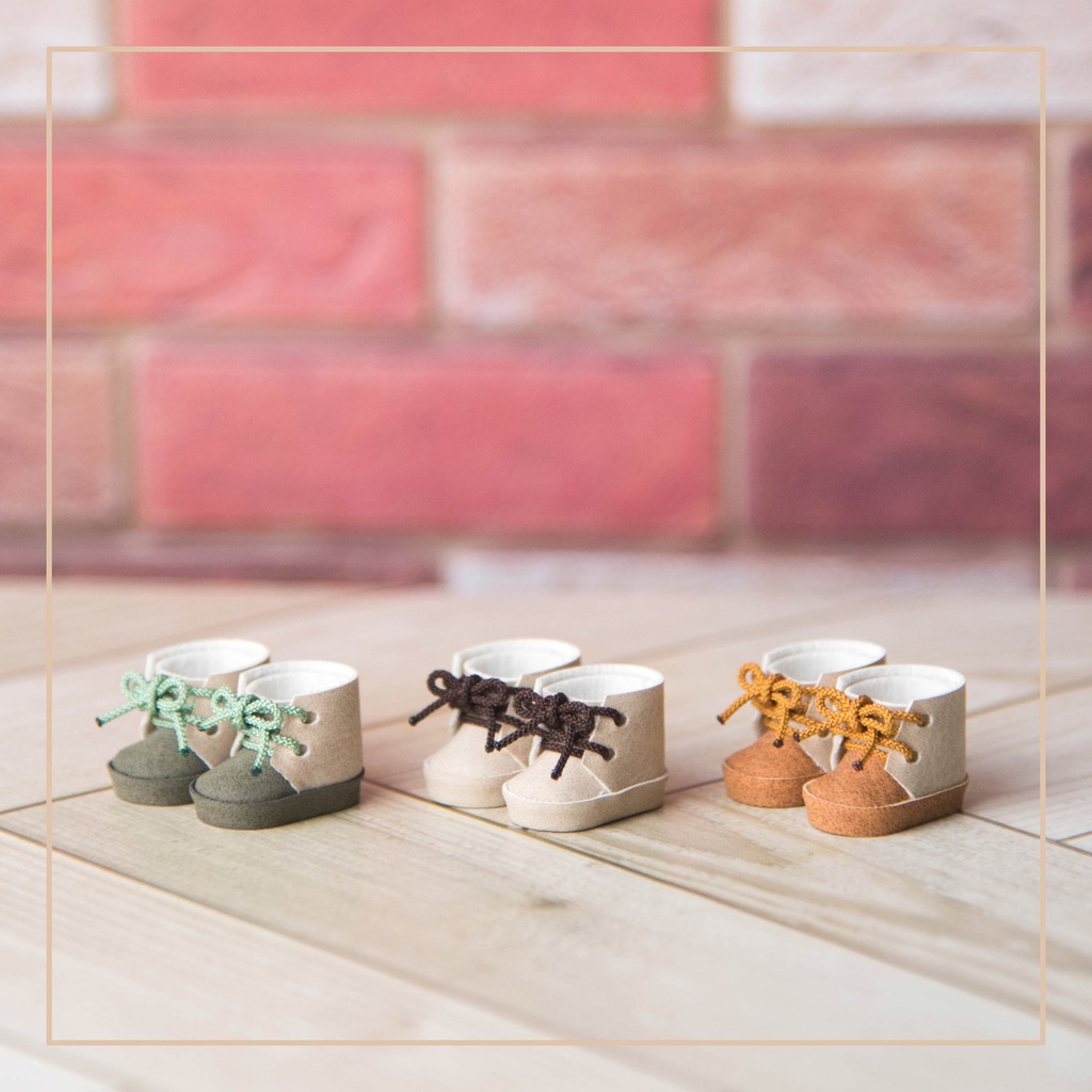 ぬい靴（10ｃｍ / 16ｃｍ）サンドベージュシューズ
