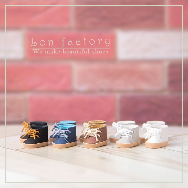 ぬい靴（10ｃｍ / 16ｃｍ）ナチュラルカラー紐シューズ5色