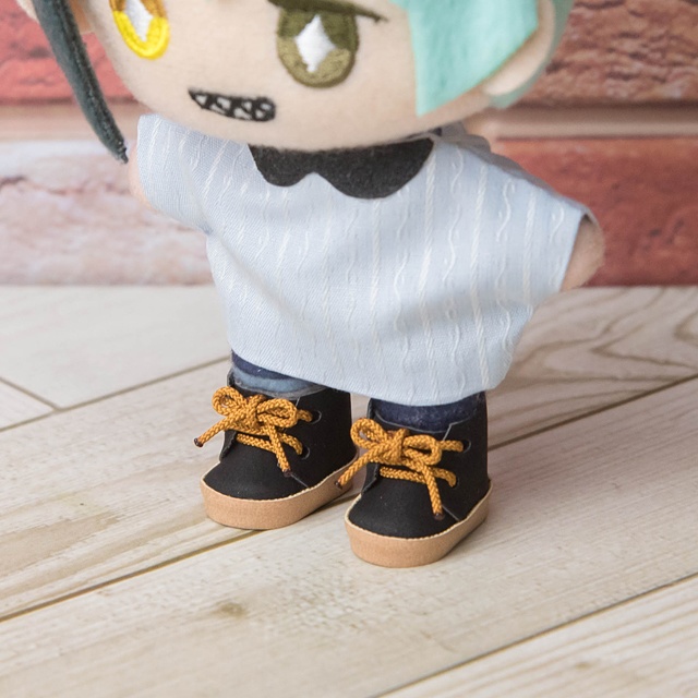 ぬい靴(10cm / 16cm)ナチュラルカラー紐シューズ5色