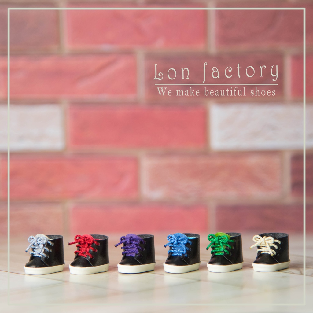 ぬい靴（10ｃｍ / 16ｃｍ） ベロ付きカラー紐シューズ6種