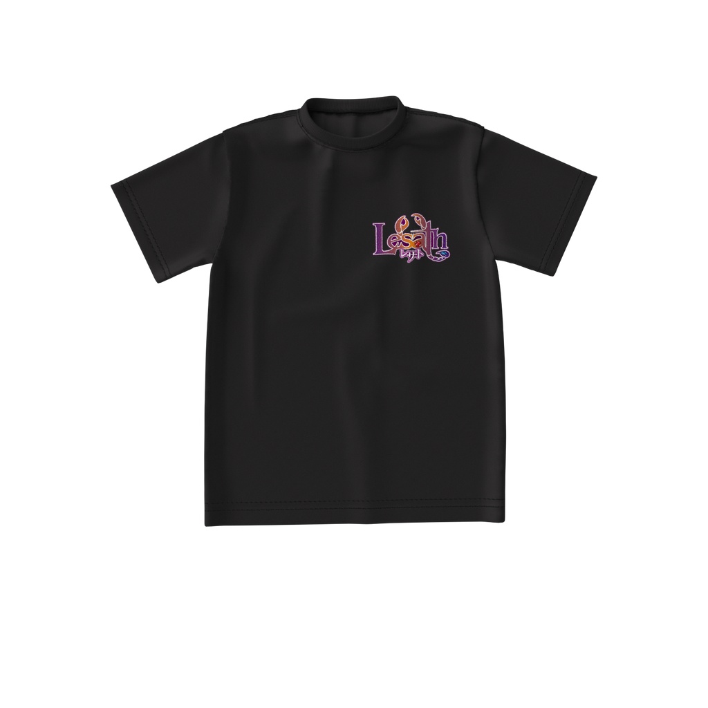 レサトロゴビッグシルエットTシャツ胸元ブラック