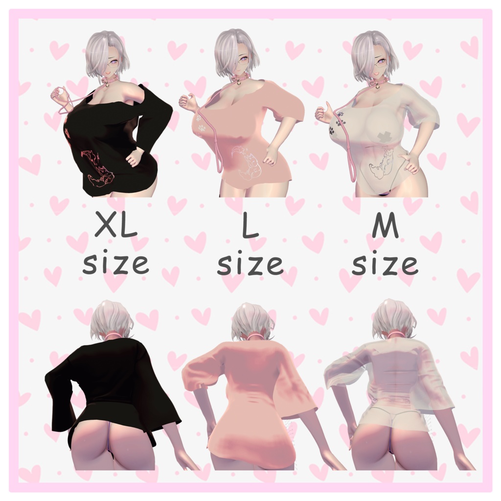 【Rosette - ロゼット - 専用】Daily Kitty Tshirt v1.01