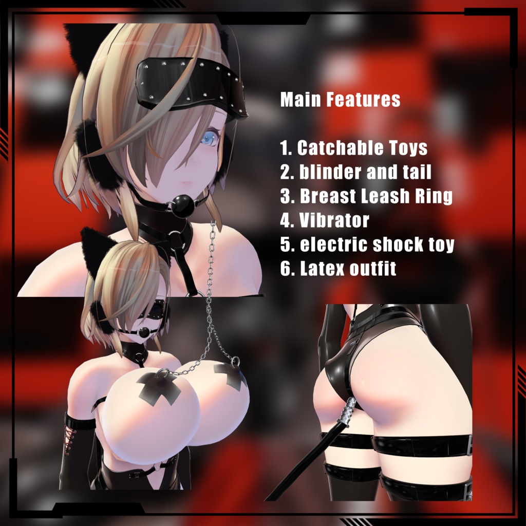 【Free!】【Rosette - ロゼット - 専用】Latex Kitty v1.01 缩略图 2