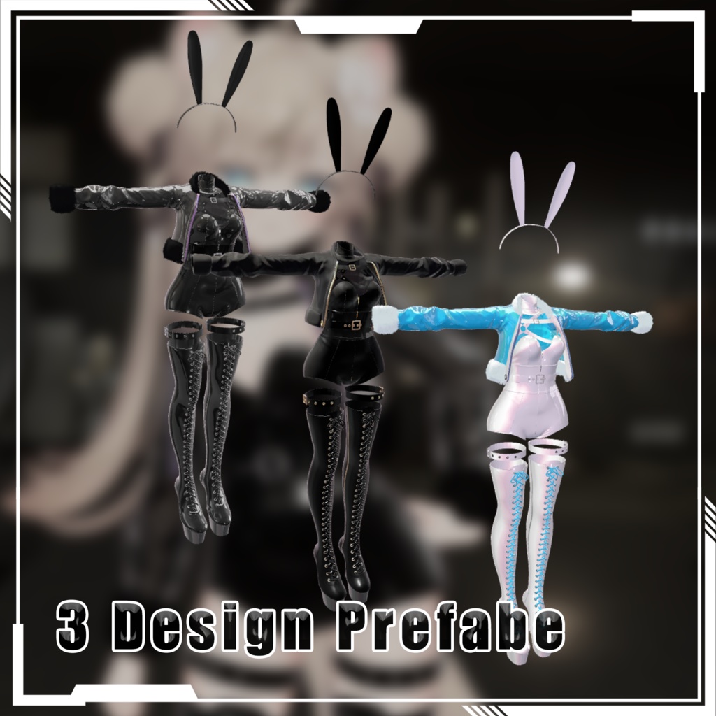 【Manuka / マヌカ - 専用】Bunny Lady Latex Outfit