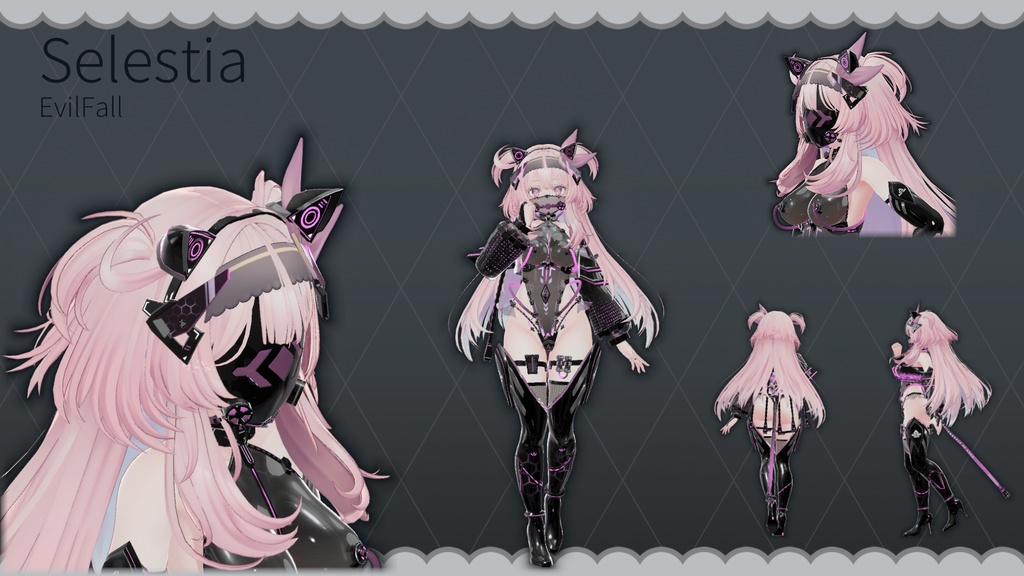 【Free!】【複数アバター対応】EvilFall Outfit 恶堕战斗员套装 v1.16 缩略图 24