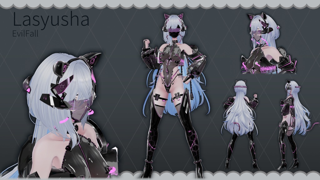 【Free!】【複数アバター対応】EvilFall Outfit 恶堕战斗员套装 v1.16 缩略图 30