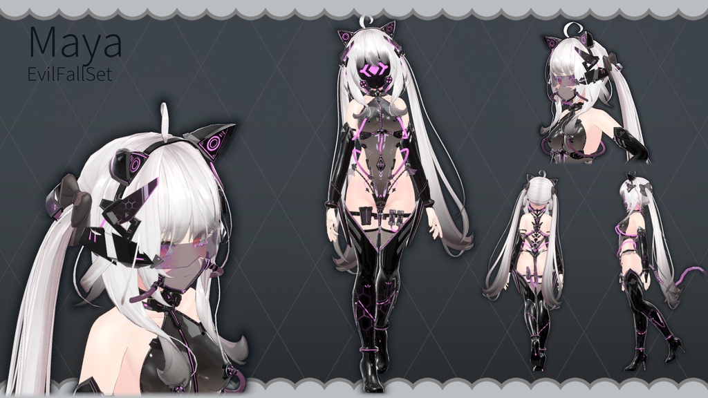【Free!】【複数アバター対応】EvilFall Outfit 恶堕战斗员套装 v1.16 缩略图 29