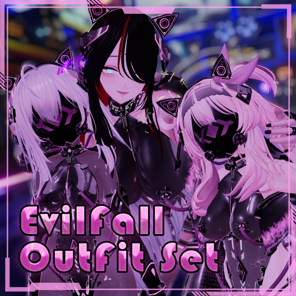 【Free!】【複数アバター対応】EvilFall Outfit 恶堕战斗员套装 v1.16 缩略图 14