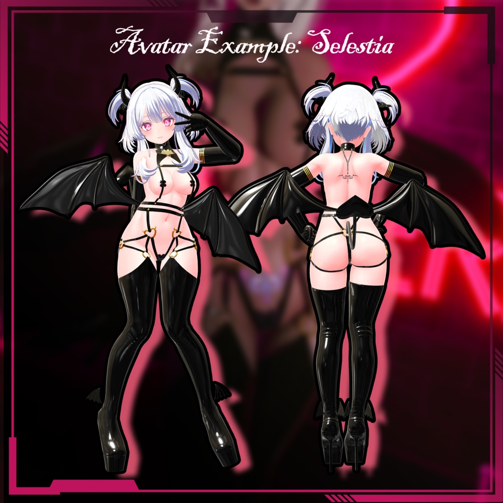 【複数アバター対応】SweetSuccubus 诱甜的小魅魔 V1.01 【Succubus Vo.1】