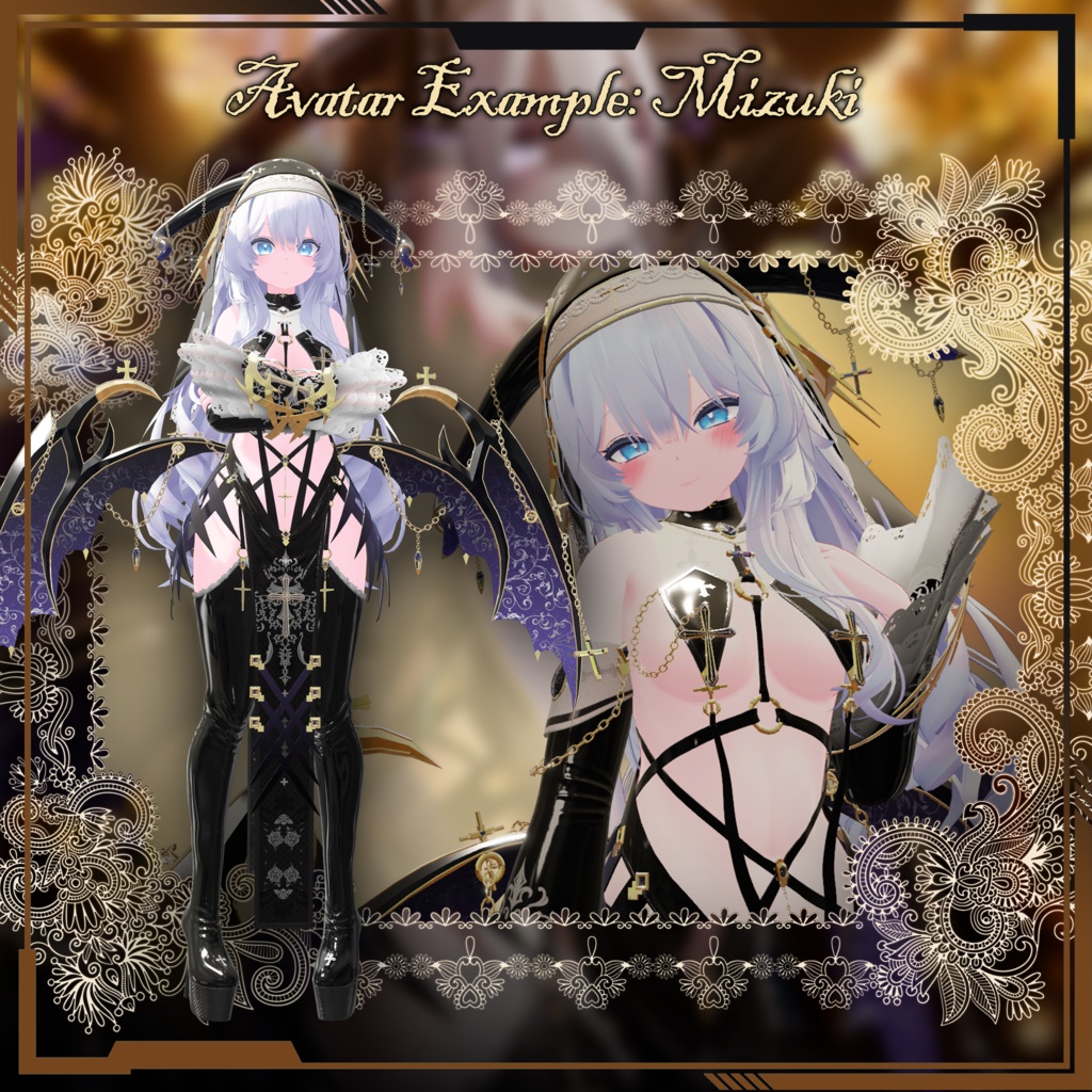 【複数アバター対応】SuccubusSister 魅魔X修女 V1.1 【Succubus Vo.2】 缩略图 25