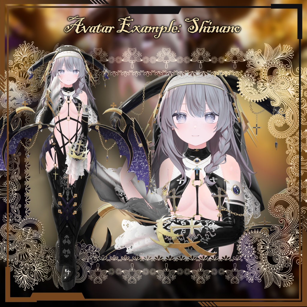 【複数アバター対応】SuccubusSister 魅魔X修女 V1.1 【Succubus Vo.2】 缩略图 17