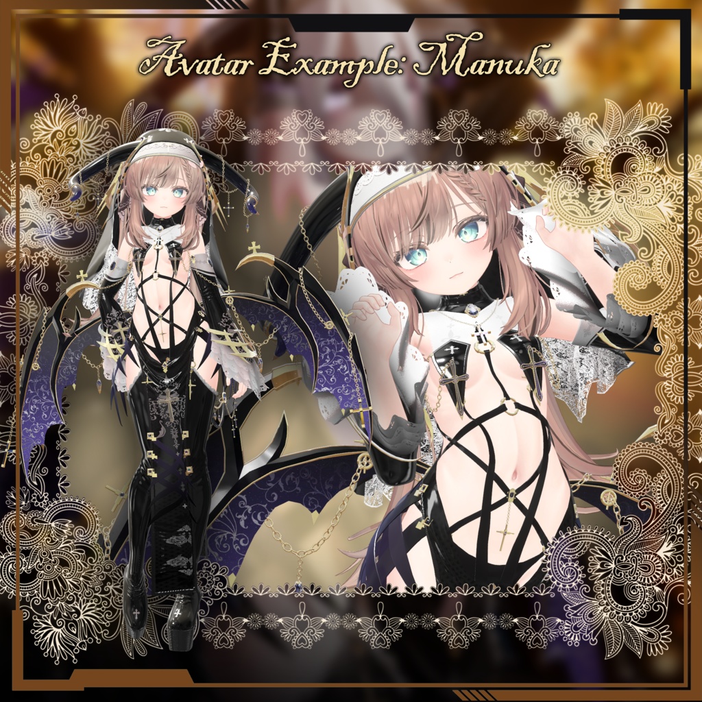 【複数アバター対応】SuccubusSister 魅魔X修女 V1.1 【Succubus Vo.2】 缩略图 18