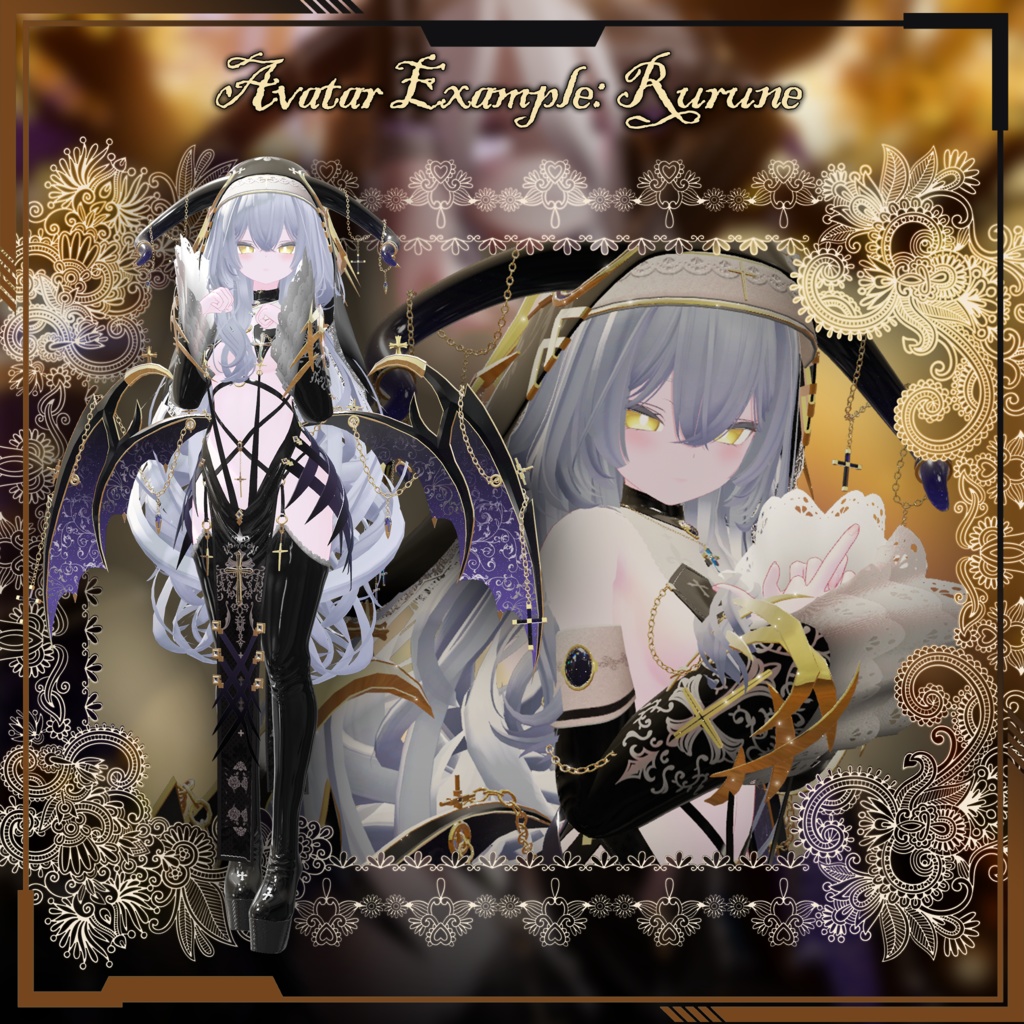 【複数アバター対応】SuccubusSister 魅魔X修女 V1.1 【Succubus Vo.2】 缩略图 24