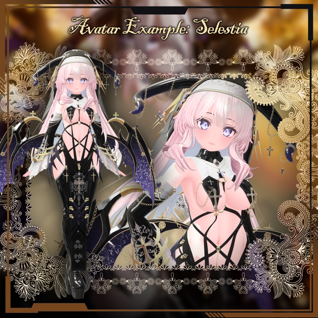 【複数アバター対応】SuccubusSister 魅魔X修女 V1.1 【Succubus Vo.2】 缩略图 22