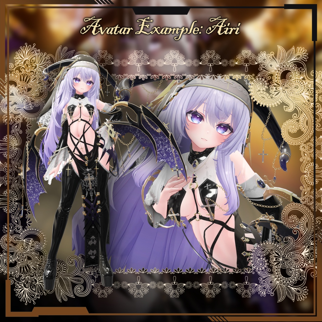 【複数アバター対応】SuccubusSister 魅魔X修女 V1.1 【Succubus Vo.2】 缩略图 20