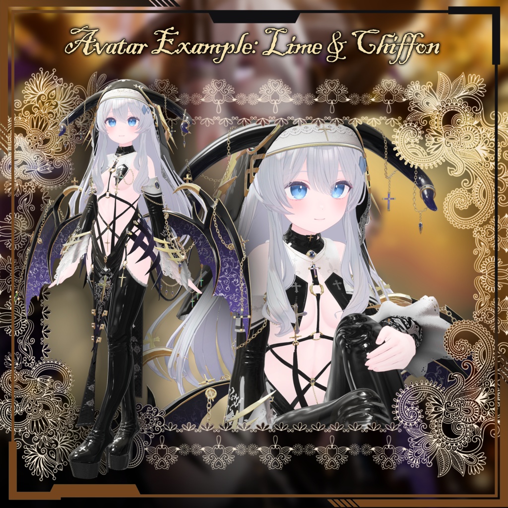 【複数アバター対応】SuccubusSister 魅魔X修女 V1.1 【Succubus Vo.2】 缩略图 26