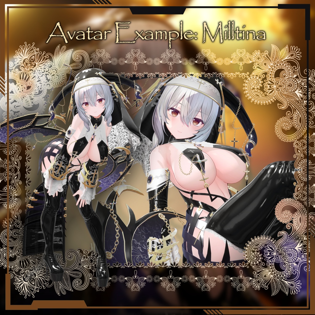 【複数アバター対応】SuccubusSister 魅魔X修女 V1.1 【Succubus Vo.2】 缩略图 16