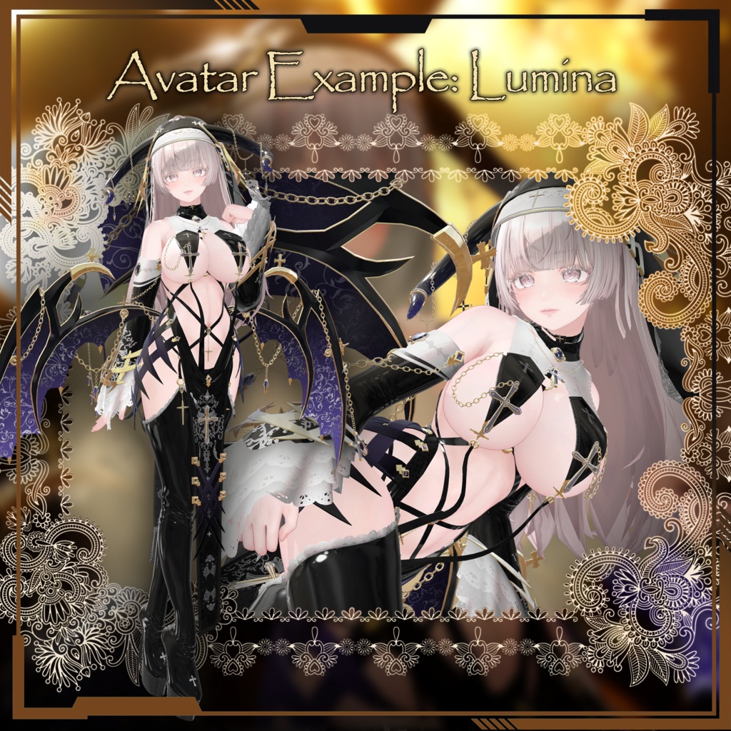 【複数アバター対応】SuccubusSister 魅魔X修女 V1.1 【Succubus Vo.2】 缩略图 29