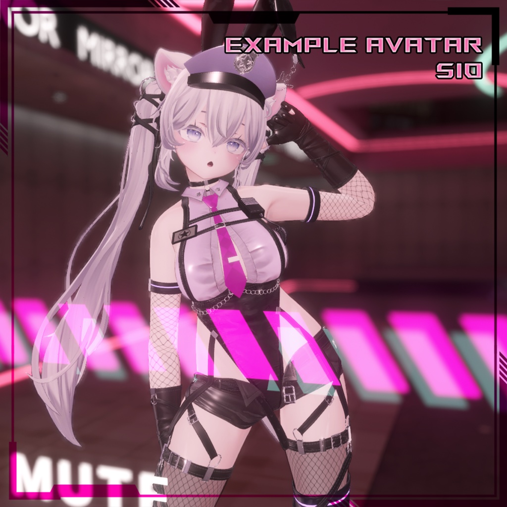 【複数アバター対応】Bunny Police 兔子警官 v1.01