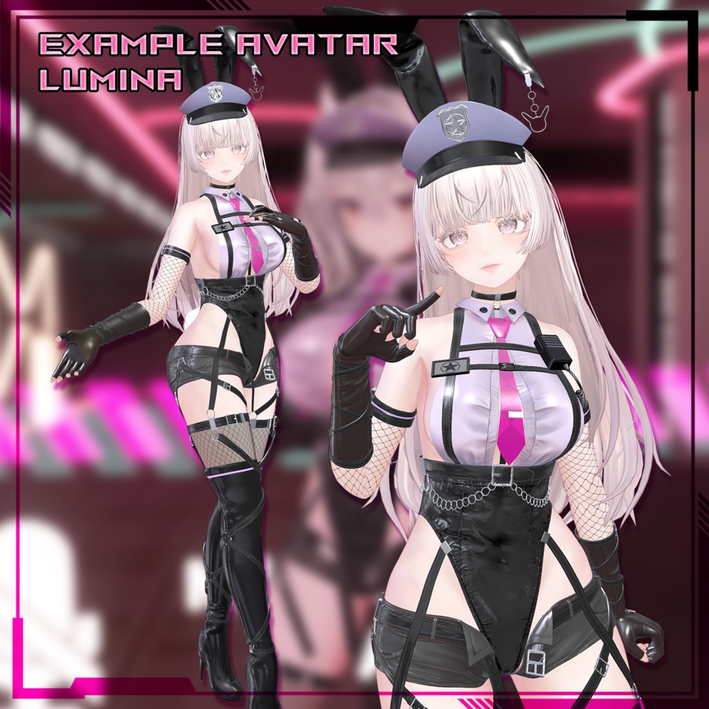 【複数アバター対応】Bunny Police 兔子警官 v1.01