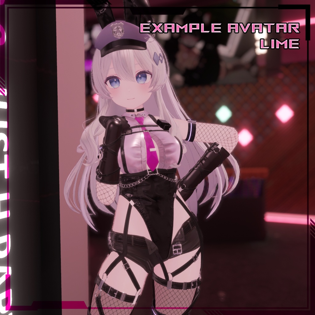 【複数アバター対応】Bunny Police 兔子警官 v1.01