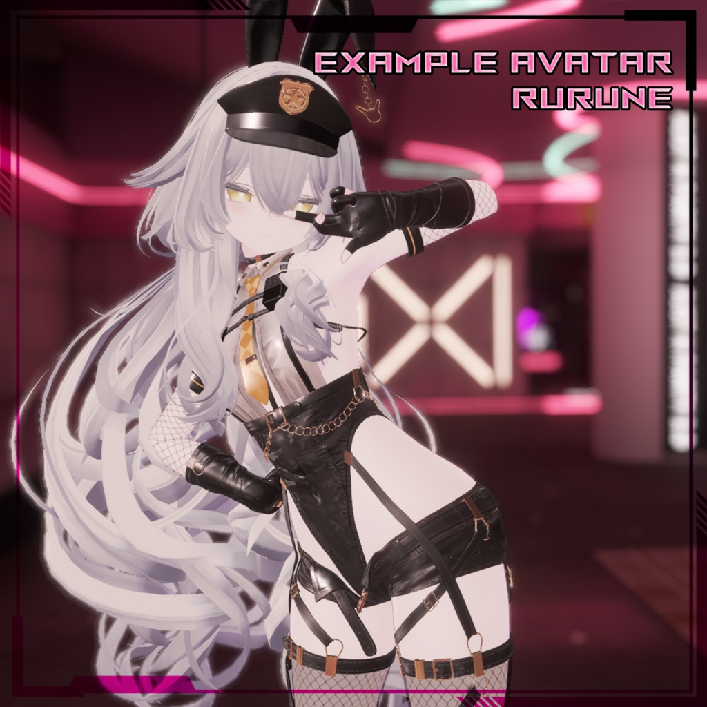 【複数アバター対応】Bunny Police 兔子警官 v1.01