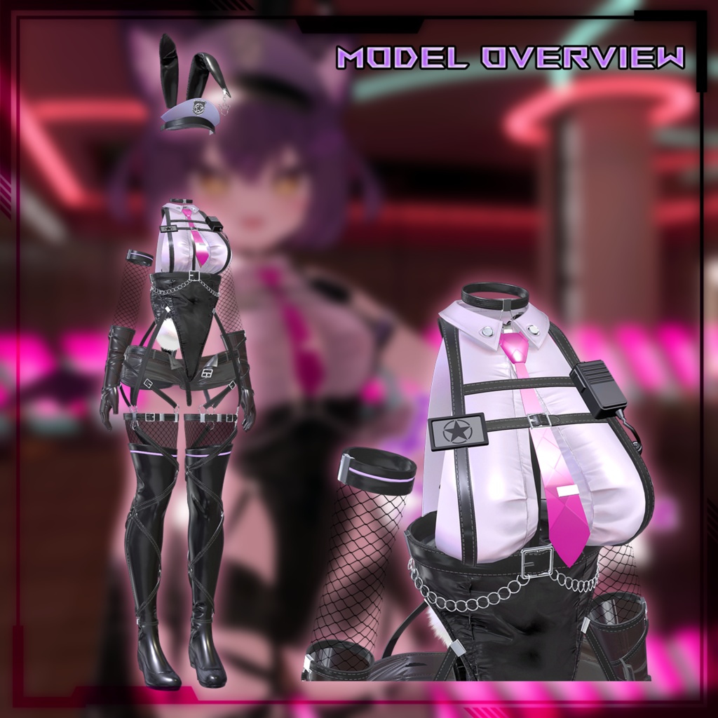 【Milltina用】Bunny Police 兔子警官 v1.0