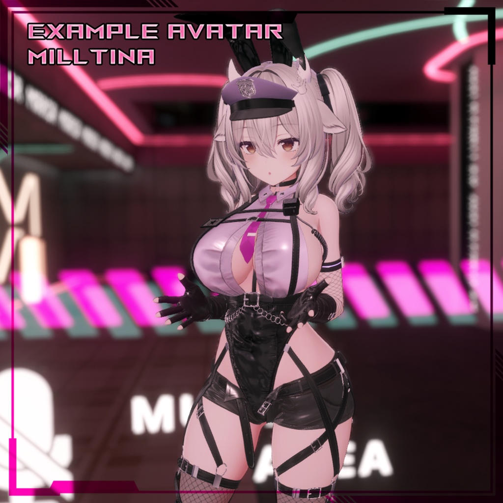 【Milltina用】Bunny Police 兔子警官 v1.0