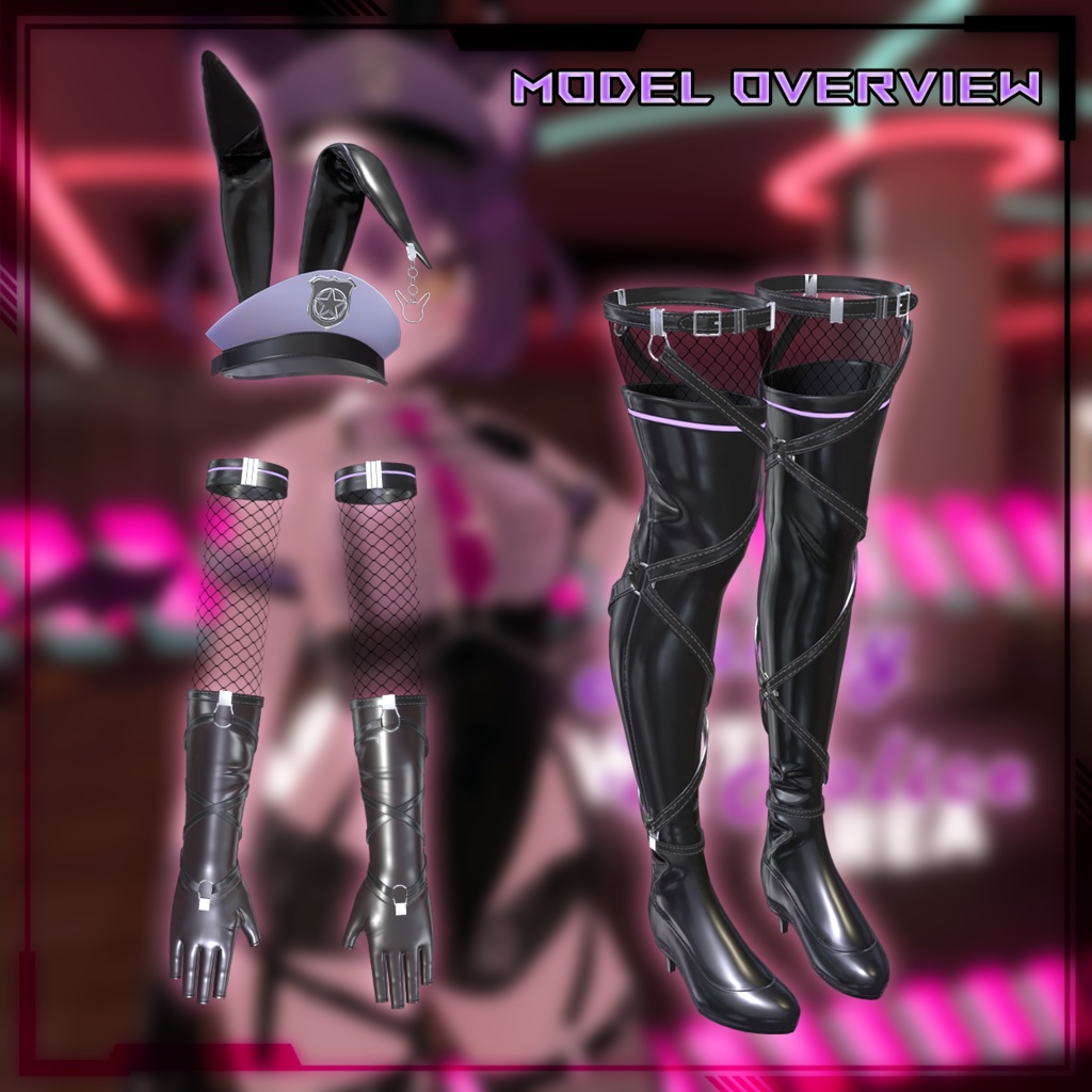 【Milltina用】Bunny Police 兔子警官 v1.0