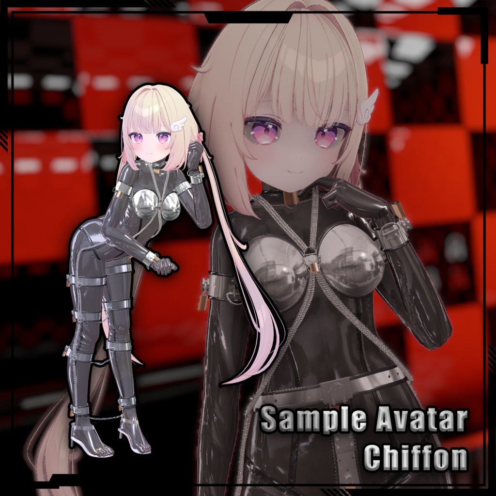 【複数アバター対応】Metal chastity belt set 金属贞操套装 v1.02