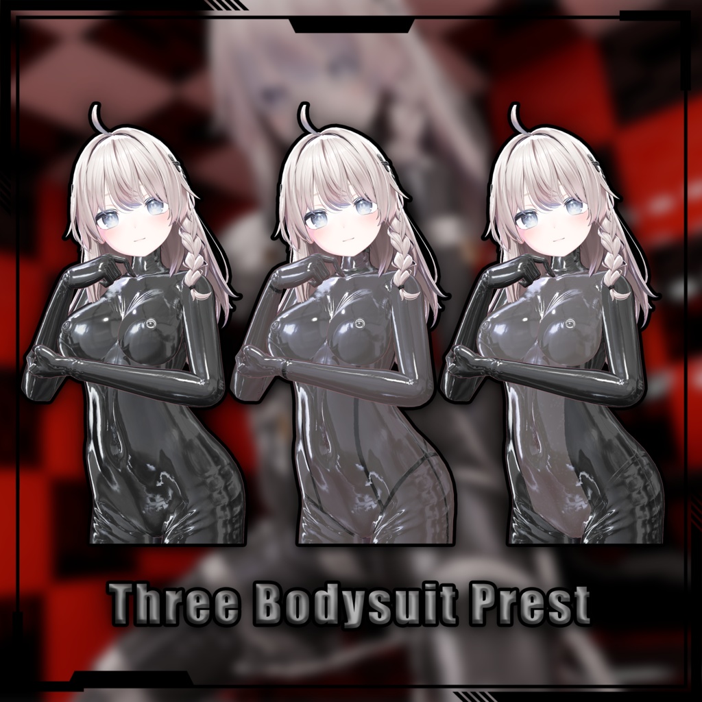 【複数アバター対応】Metal chastity belt set 金属贞操套装 v1.02