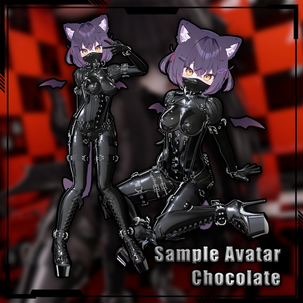 【複数アバター対応】Latex Lover Corset 乳胶恋人束腰 v1.02 缩略图 21