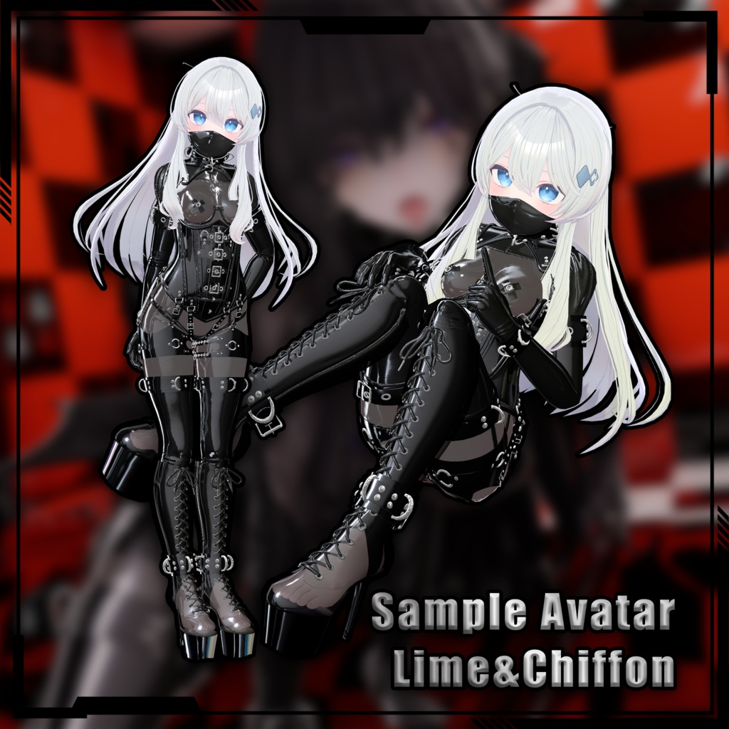 【複数アバター対応】Latex Lover Corset 乳胶恋人束腰 v1.02 缩略图 22