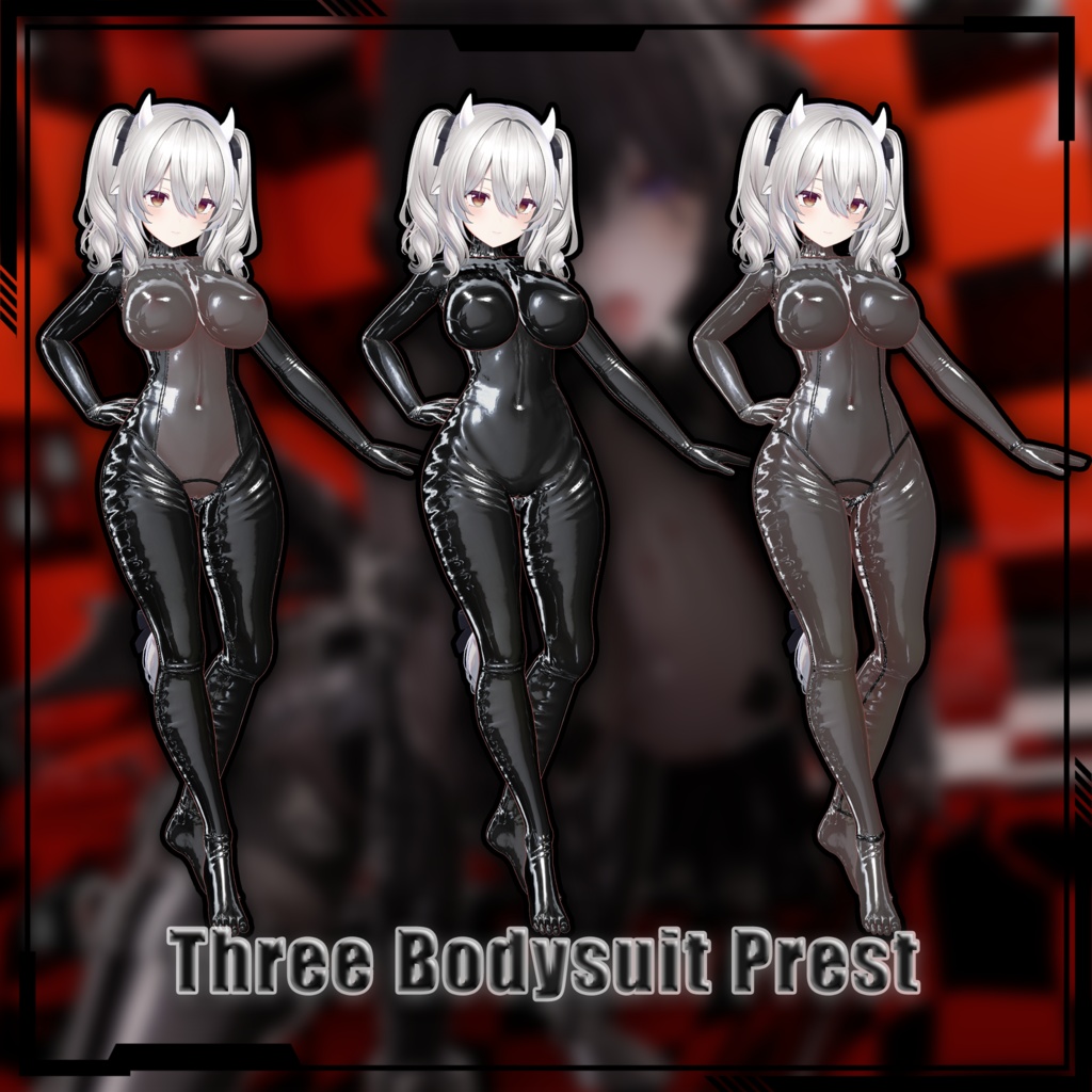【複数アバター対応】Latex Lover Corset 乳胶恋人束腰 v1.02 缩略图 11