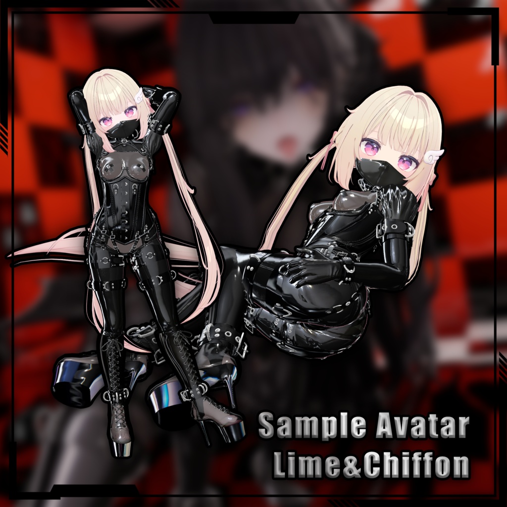 【複数アバター対応】Latex Lover Corset 乳胶恋人束腰 v1.02 缩略图 23