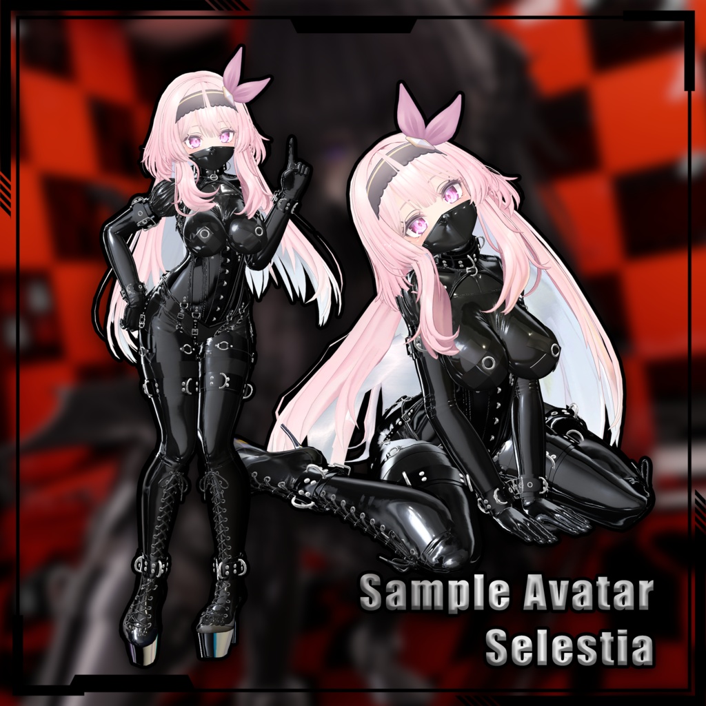 【複数アバター対応】Latex Lover Corset 乳胶恋人束腰 v1.02 缩略图 17