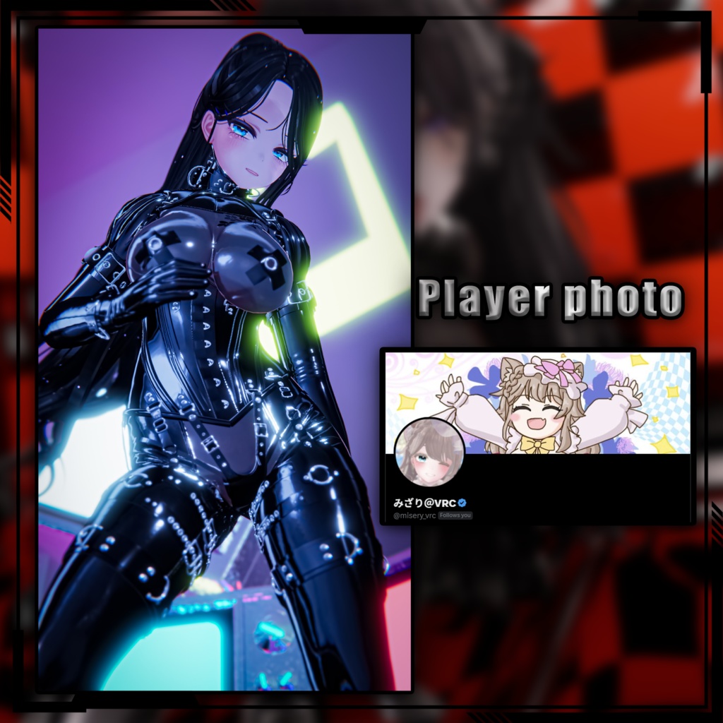 【複数アバター対応】Latex Lover Corset 乳胶恋人束腰 v1.02 缩略图 4