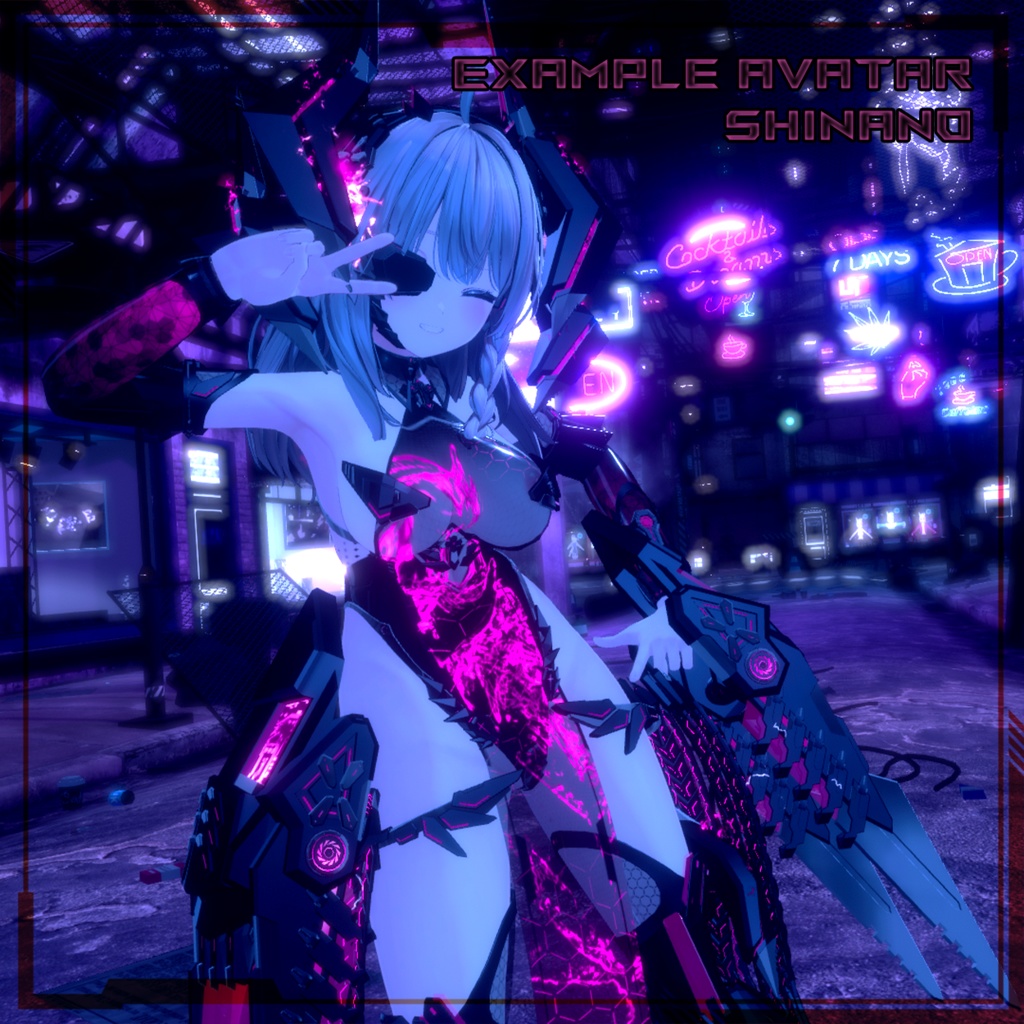 【複数アバター対応】EvilFall Dragon Set 恶堕战斗员_龙 v1.01