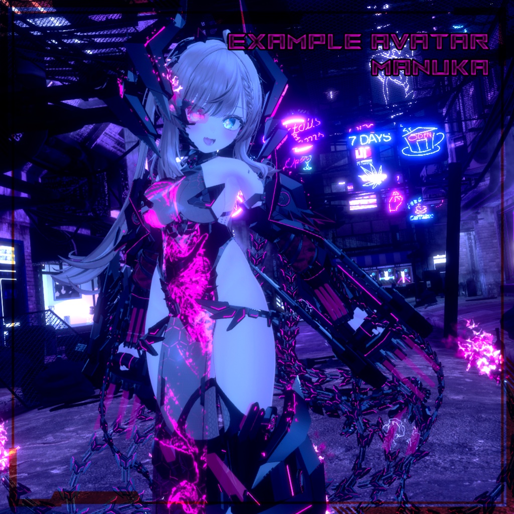 【複数アバター対応】EvilFall Dragon Set 恶堕战斗员_龙 v1.01