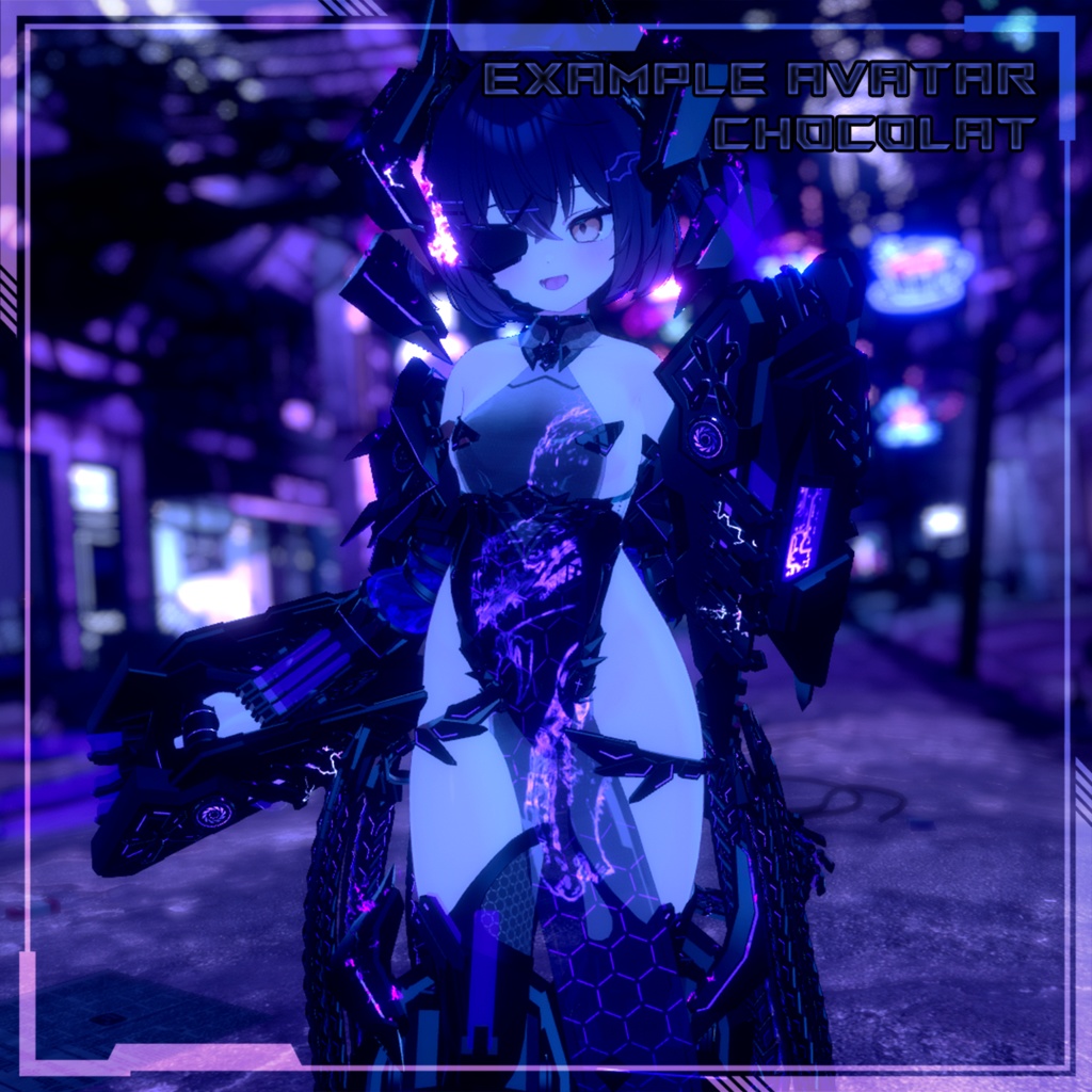 【複数アバター対応】EvilFall Dragon Set 恶堕战斗员_龙 v1.01